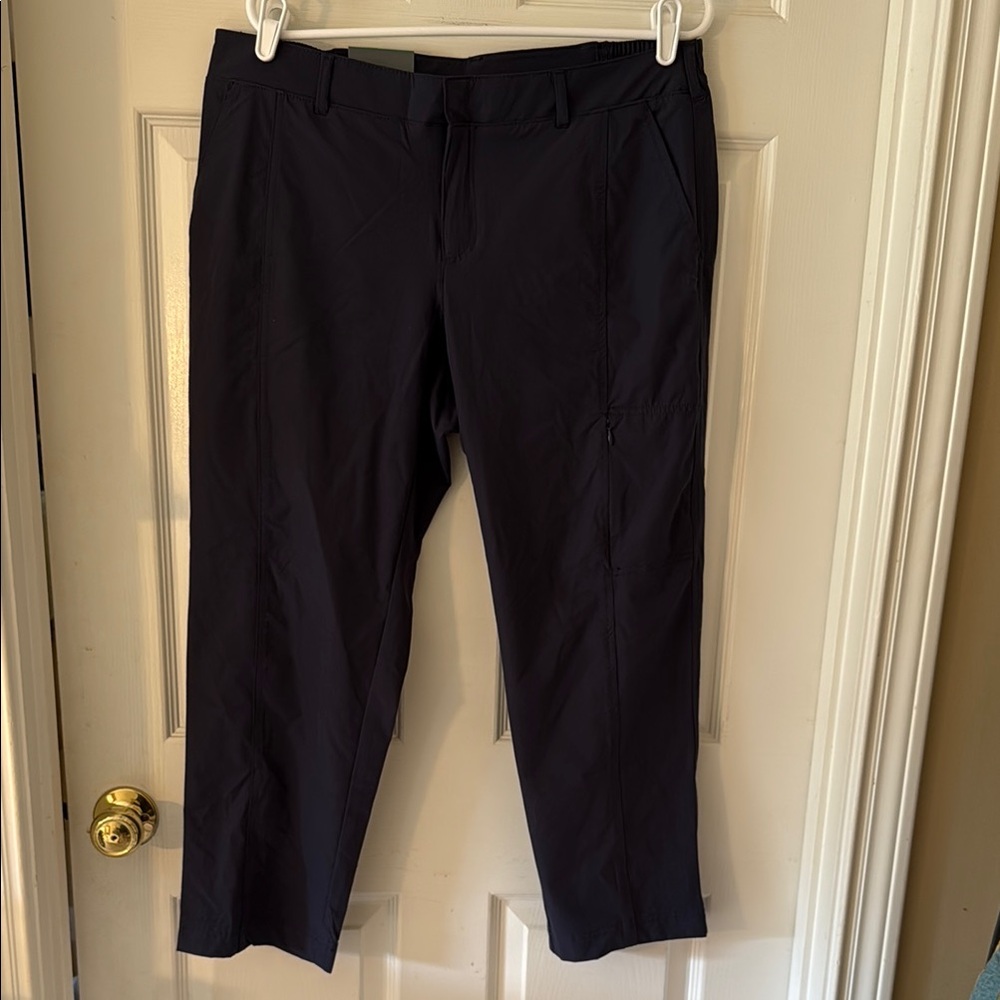 Kirklands Blue Ankle Cropped Travel Hiking Pants